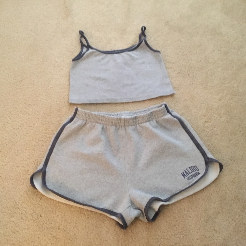 Brandy Melville shorts and tank top set